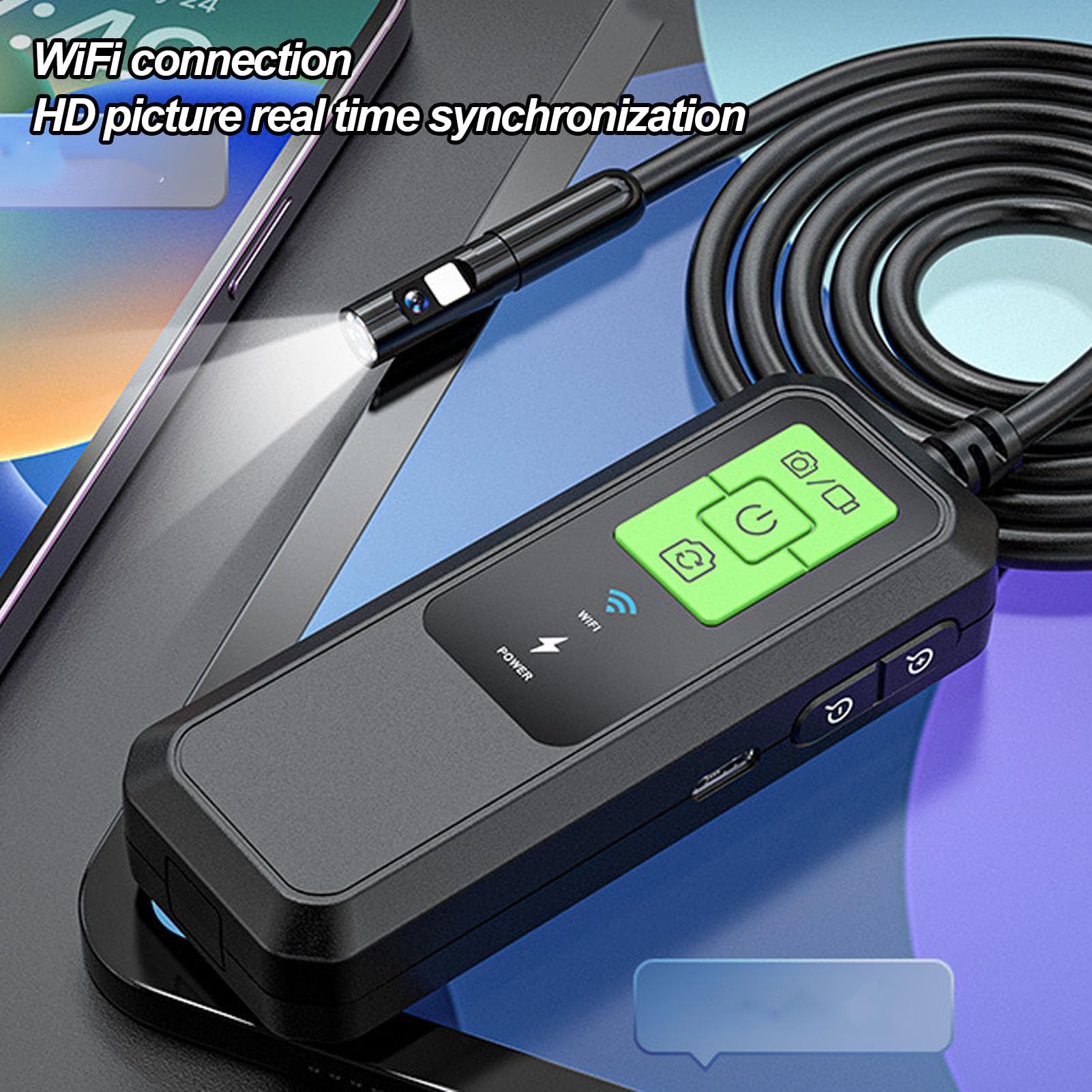 Amazon.co.jp: 内視鏡カメラ 工業内視鏡カメラ ライト付き 内視鏡